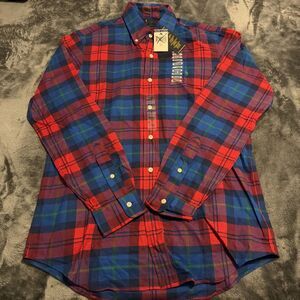 SMALL Polo Ralph Lauren Men Long Sleeve Sport Classic Fit PERFORMANCE Flannel